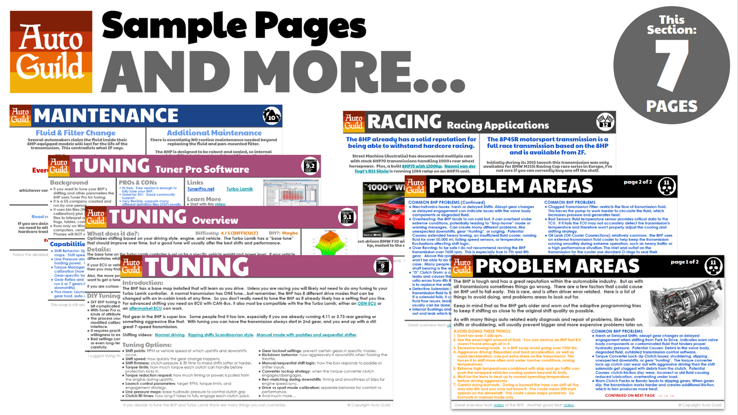 eBook: 8HP Transmission Swap