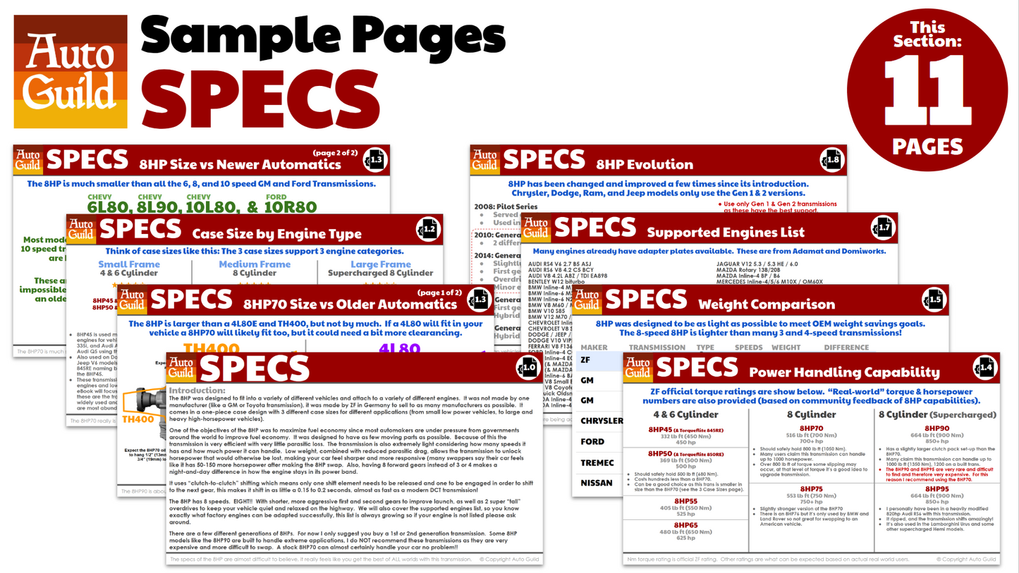 eBook: 8HP Transmission Swap